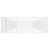 Outdoor Dog Kennel Galvanized Steel 374"x224.4"x72.8"