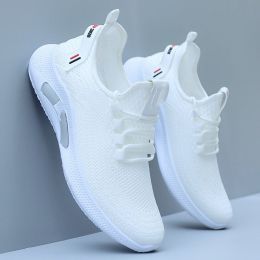 Mens Fashion Casual Breathable Sports Shoes (Option: 2029White-41)