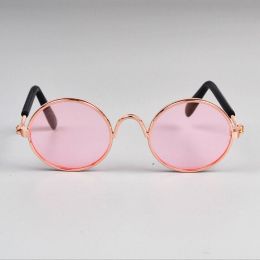 Cute Dog cat Glasses Pet Goggles Glasses Suitable For Puppy Cat Photo Props (Color: Pink)