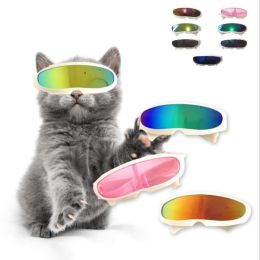 Pet Goggles Sunglasses Photography Props Pet Accessories (Color: Pink)