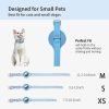 Pet Training Accessories Custom Mascot Necklace Protective Sleeve Cat Apple Airtag Tracker Collar