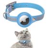 Pet Training Accessories Custom Mascot Necklace Protective Sleeve Cat Apple Airtag Tracker Collar