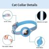 Pet Training Accessories Custom Mascot Necklace Protective Sleeve Cat Apple Airtag Tracker Collar